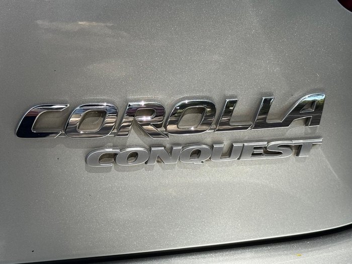 2007 Toyota Corolla Conquest ZRE152R Silver Pearl