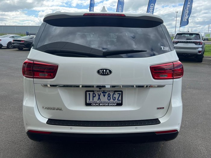 2019 Kia Carnival Si YP MY20 Clear White