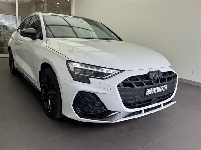 2024 Audi A3 35 TFSI S line GY MY25 Glacier White