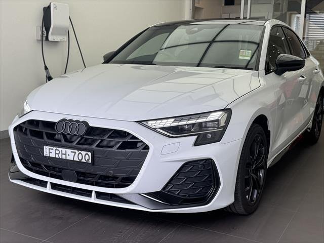 2024 Audi A3 35 TFSI S line GY MY25 Glacier White