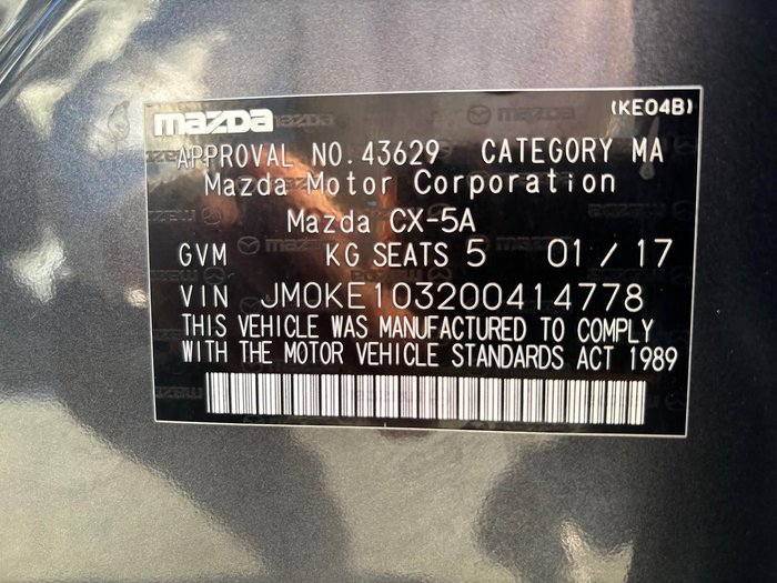 2017 Mazda CX-5 Maxx Sport