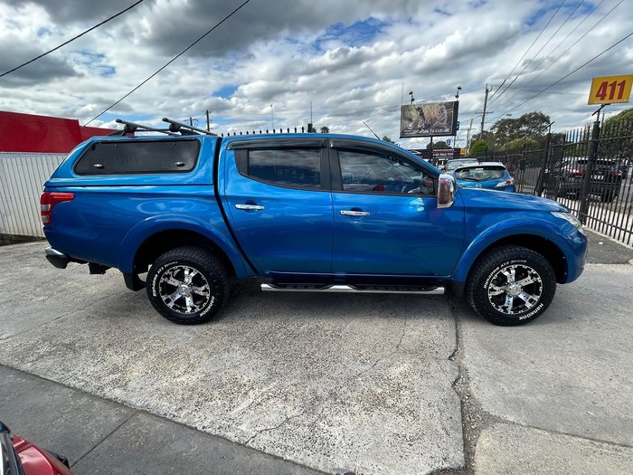 2016 Mitsubishi Triton GLS MQ MY16 4X4 Dual Range Impulse Blue