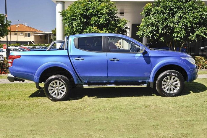 2016 Mitsubishi Triton GLS MQ MY16 4X4 Dual Range Impulse Blue