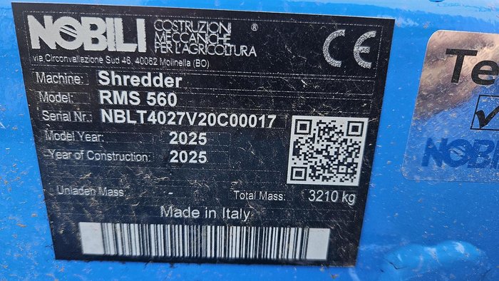 2025 Nobili Rms 560/012 Blue
