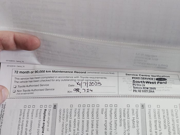 2019 Toyota Camry Ascent