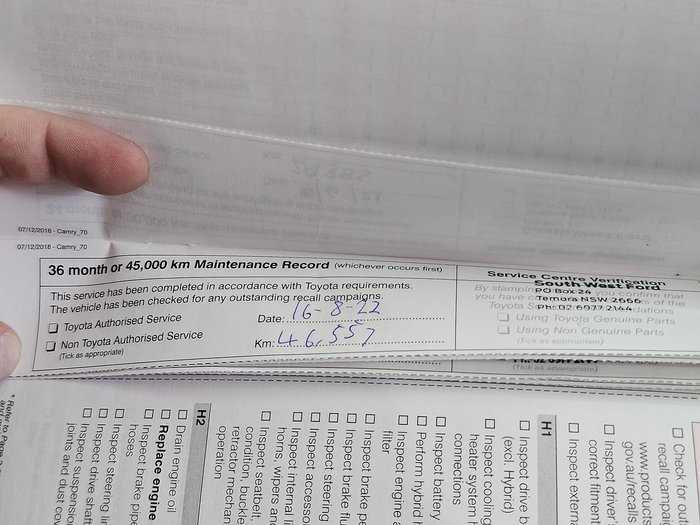 2019 Toyota Camry Ascent