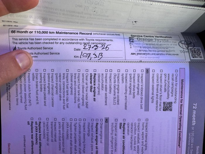 2019 Toyota Hilux SR Hi-Rider