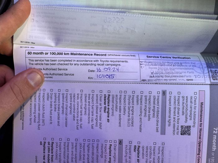 2019 Toyota Hilux SR Hi-Rider