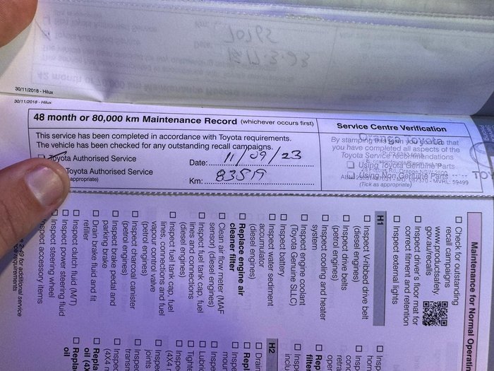 2019 Toyota Hilux SR Hi-Rider