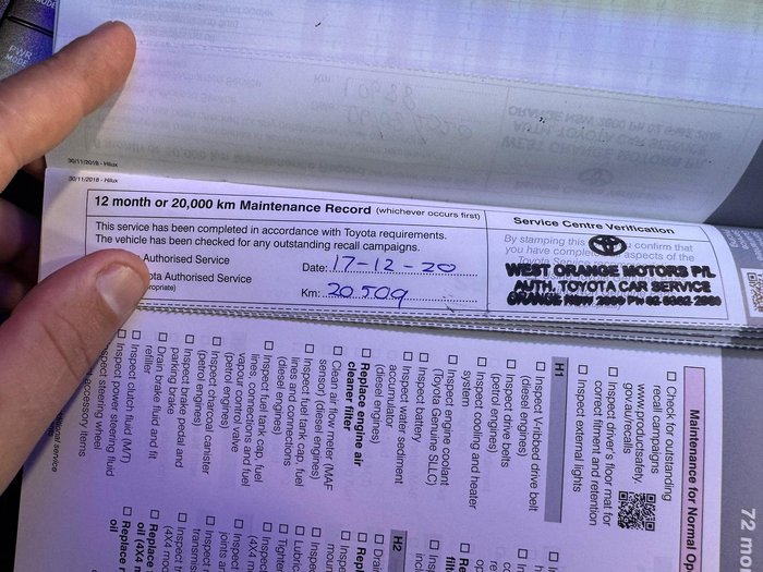 2019 Toyota Hilux SR Hi-Rider