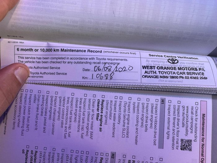 2019 Toyota Hilux SR Hi-Rider