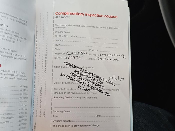 2019 Holden Trailblazer LT