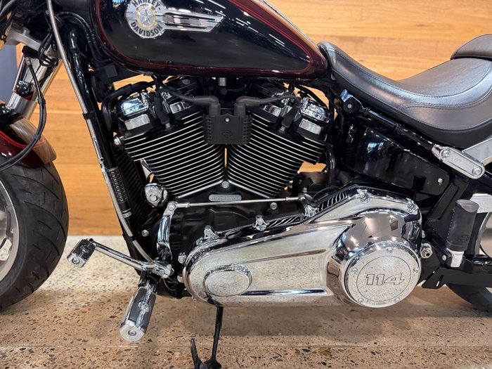 2022 Harley-davidson FLFBS FAT BOY S (114) MIDNIGHT CRIMSON/VIVID BLACK