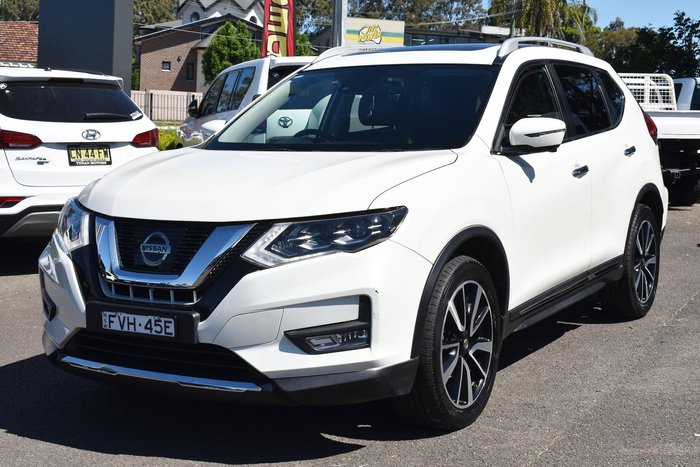 2017 Nissan X-TRAIL Ti T32 4X4 On Demand Ivory Pearl