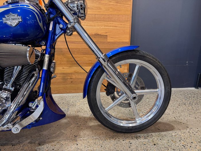 2008 Harley-davidson FXCW ROCKER Blue