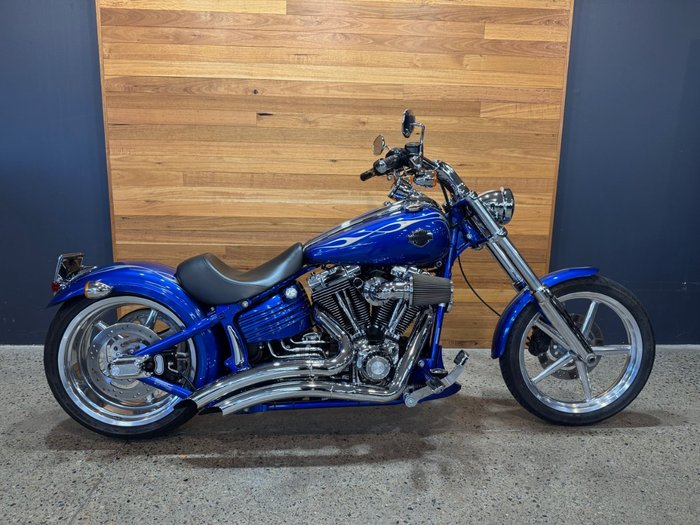 2008 Harley-davidson FXCW ROCKER Blue