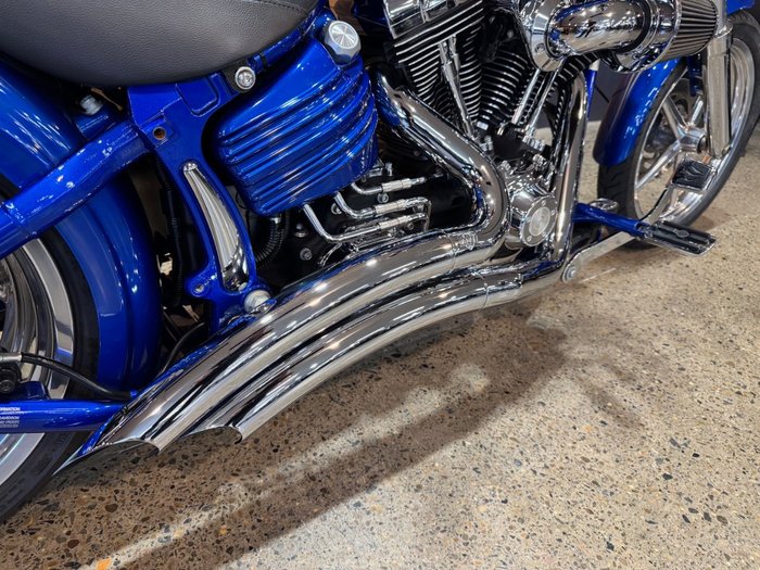 2008 Harley-davidson FXCW ROCKER Blue