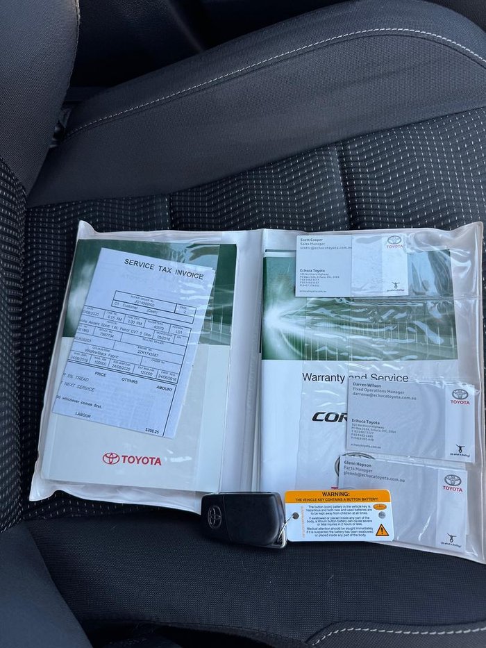 2016 Toyota Corolla Ascent Sport ZRE182R Wildfire