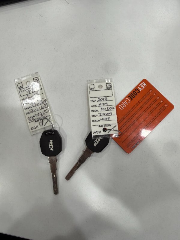 2018 Ktm 790 DUKE White