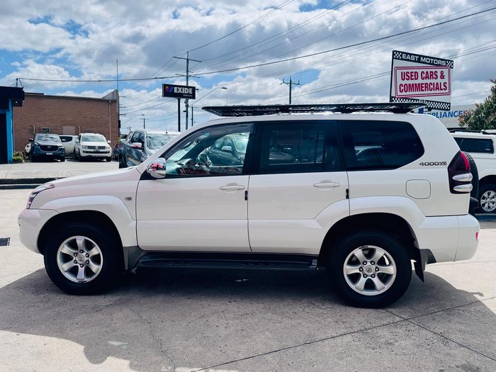 2005 Toyota Landcruiser Prado Grande GRJ120R 4X4 Constant White