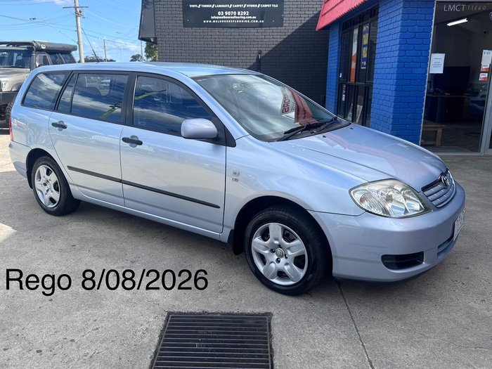 2004 Toyota Corolla Ascent ZZE122R Blue Steel