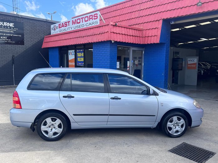 2004 Toyota Corolla Ascent ZZE122R Blue Steel