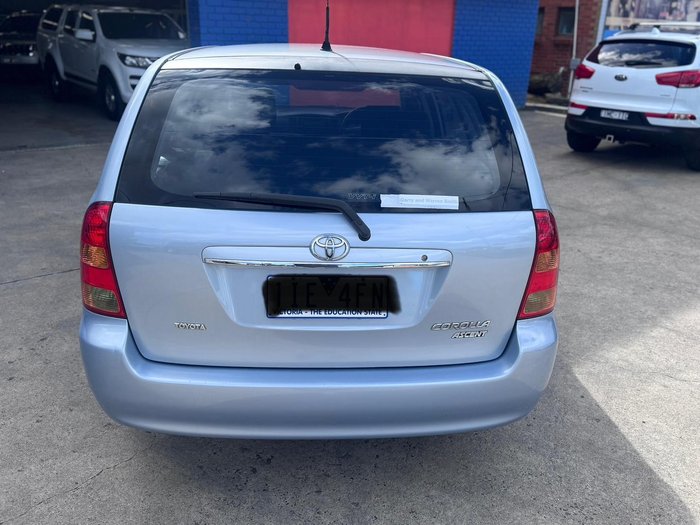 2004 Toyota Corolla Ascent ZZE122R Blue Steel