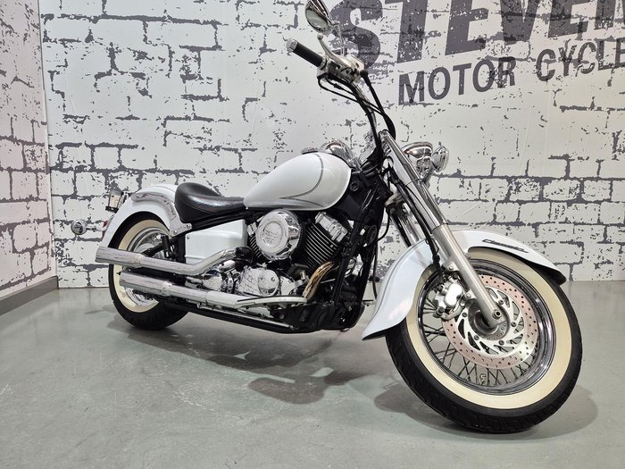 2009 Yamaha V-Star XVS650A Classic V-Star White