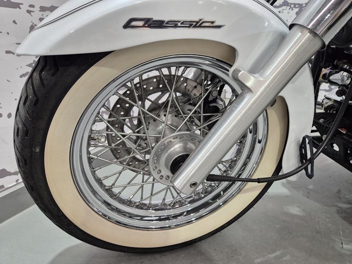 2009 Yamaha V-Star XVS650A Classic V-Star White