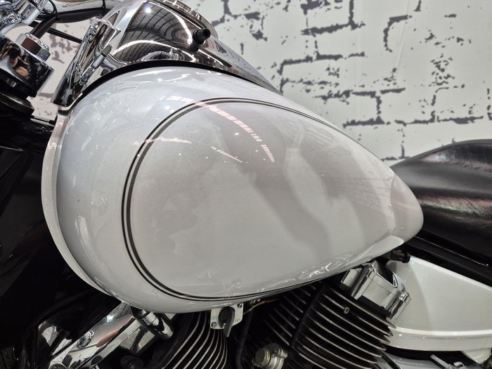 2009 Yamaha V-Star XVS650A Classic V-Star White