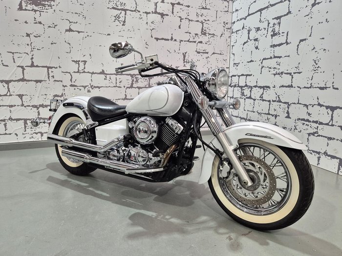 2009 Yamaha V-Star XVS650A Classic V-Star White