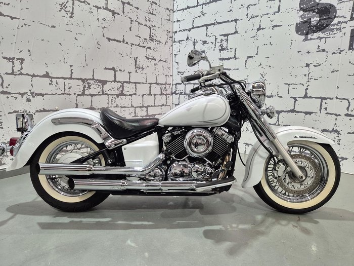 2009 Yamaha V-Star XVS650A Classic V-Star White