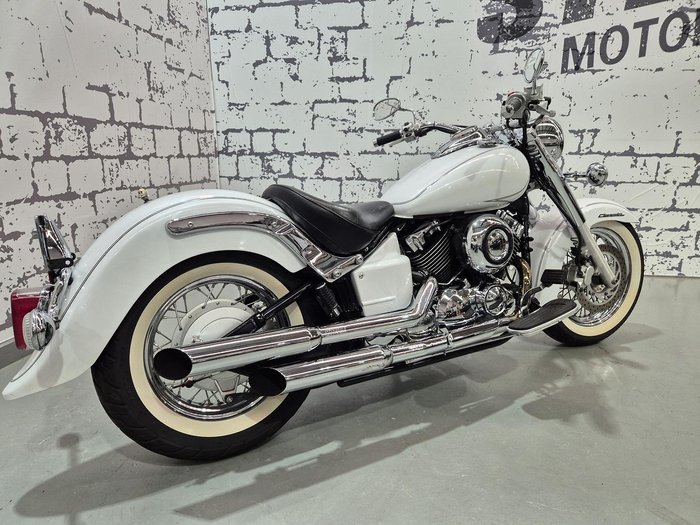 2009 Yamaha V-Star XVS650A Classic V-Star White