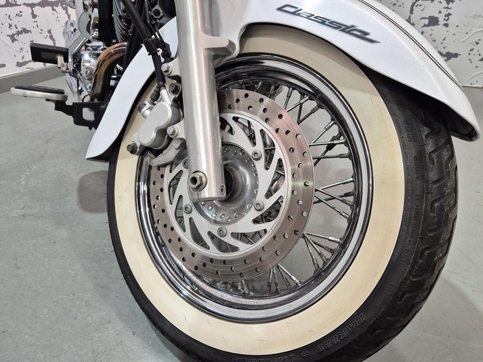 2009 Yamaha V-Star XVS650A Classic V-Star White
