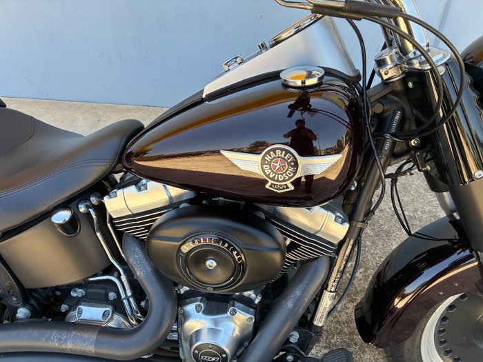 2014 HARLEY-DAVIDSON FLSTF FAT BOY Purple