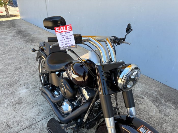 2014 HARLEY-DAVIDSON FLSTF FAT BOY Purple