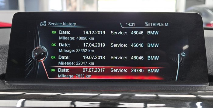 2016 BMW 3 Series 330i M Sport F30 LCI Melbourne Red