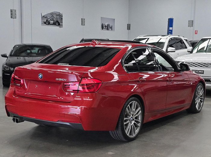 2016 BMW 3 Series 330i M Sport F30 LCI Melbourne Red