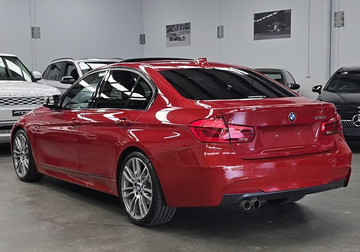 2016 BMW 3 Series 330i M Sport F30 LCI Melbourne Red