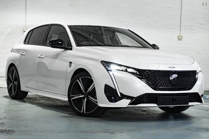 2023 Peugeot 308 GT P51 MY23 Pearl White
