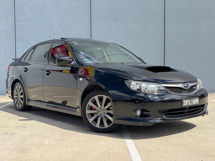 2009 Subaru Impreza WRX G3 MY09 AWD Obsidian Black Pearl