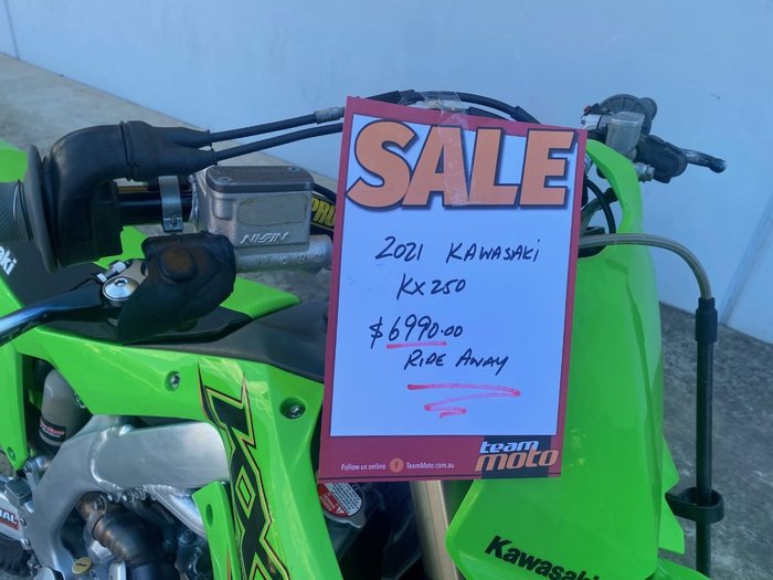 2021 Kawasaki KX250 Green
