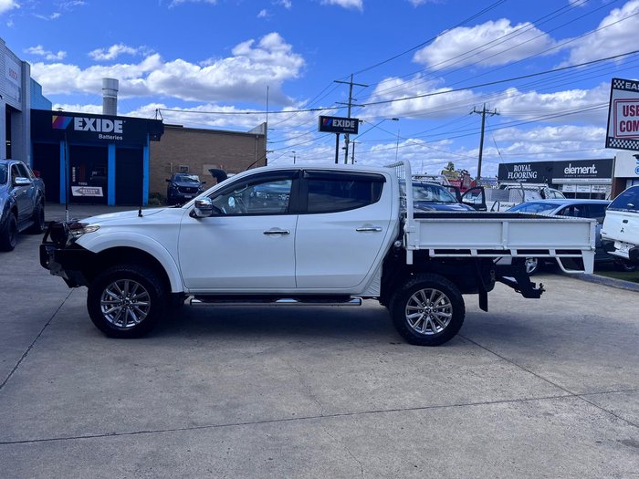 2016 Mitsubishi Triton GLS MQ MY16 4X4 Dual Range White