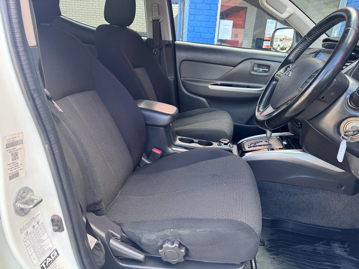 2016 Mitsubishi Triton GLS MQ MY16 4X4 Dual Range White