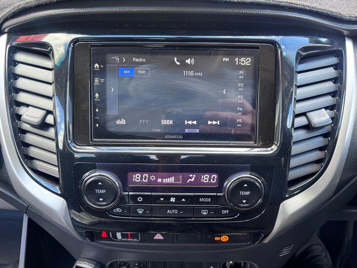 2016 Mitsubishi Triton GLS MQ MY16 4X4 Dual Range White