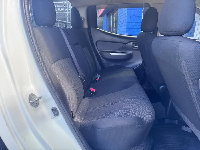 2016 Mitsubishi Triton GLS MQ MY16 4X4 Dual Range White