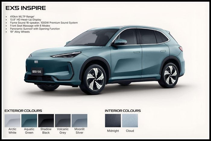 2025 Geely EX5 Inspire
