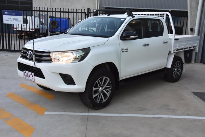 2016 Toyota Hilux SR GUN126R 4X4 Dual Range Glacier White