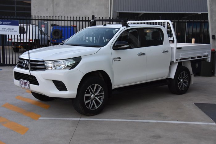 2016 Toyota Hilux SR GUN126R 4X4 Dual Range Glacier White