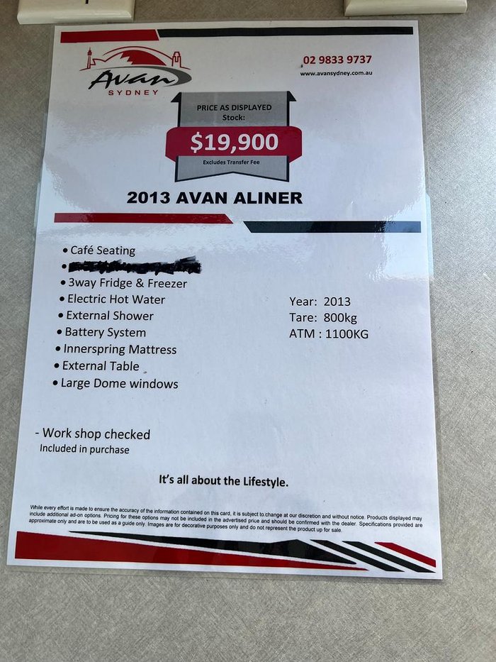 2013 Avan Aliner